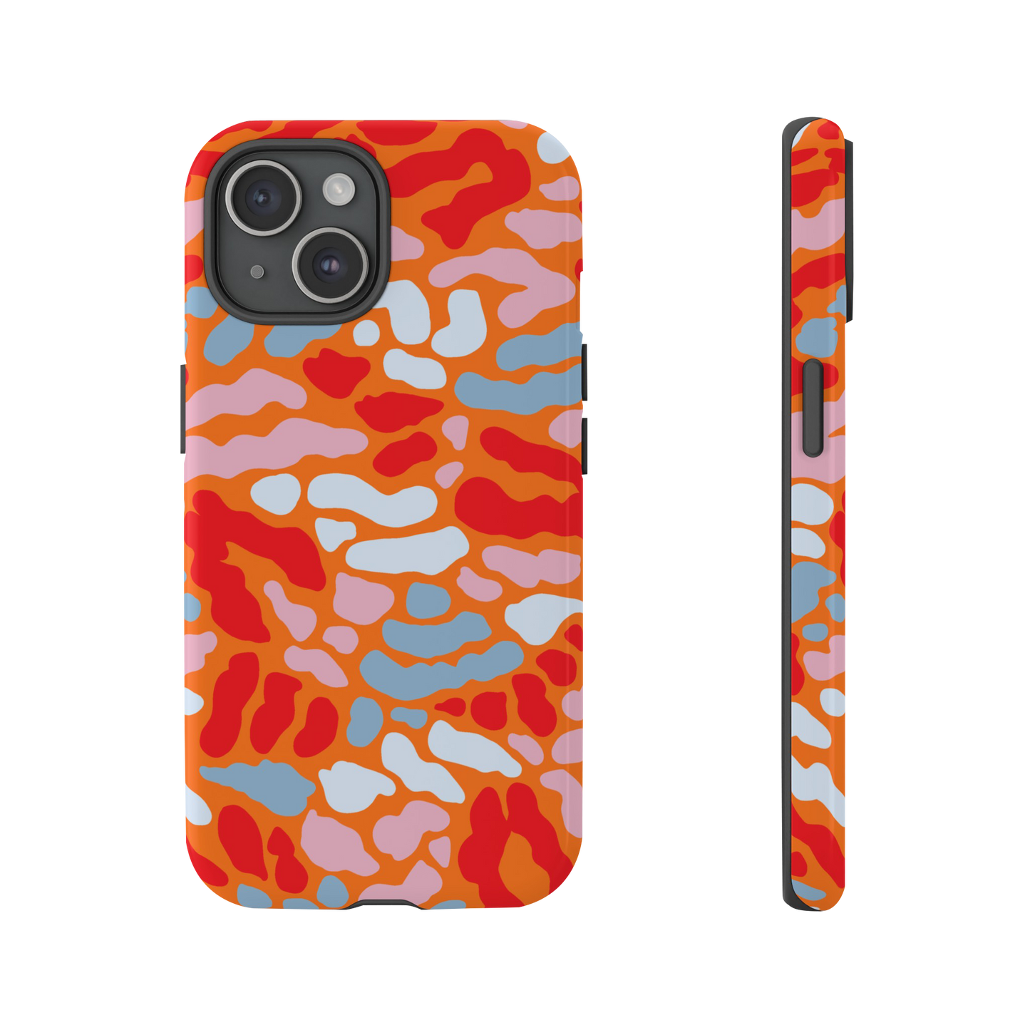 Orange Patterned Phone Case